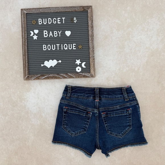 Mini Boden Cutoff Jean Shorts - Picture 3 of 3